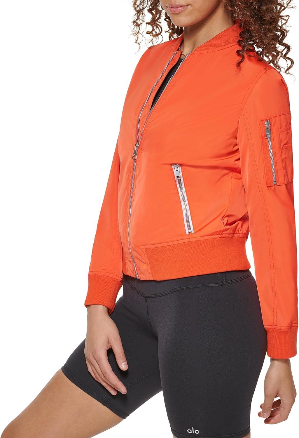 imageLevis Womens Melanie Newport Bomber Jacket Regular amp Plus SizeCherry Tomato