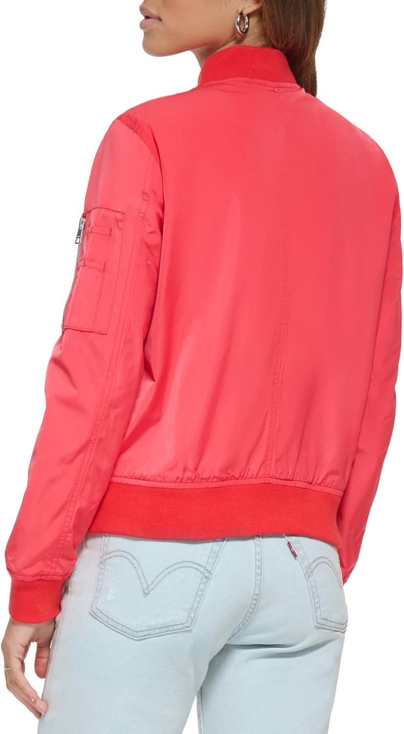 imageLevis Womens Melanie Newport Bomber Jacket Regular amp Plus SizeCitr Red