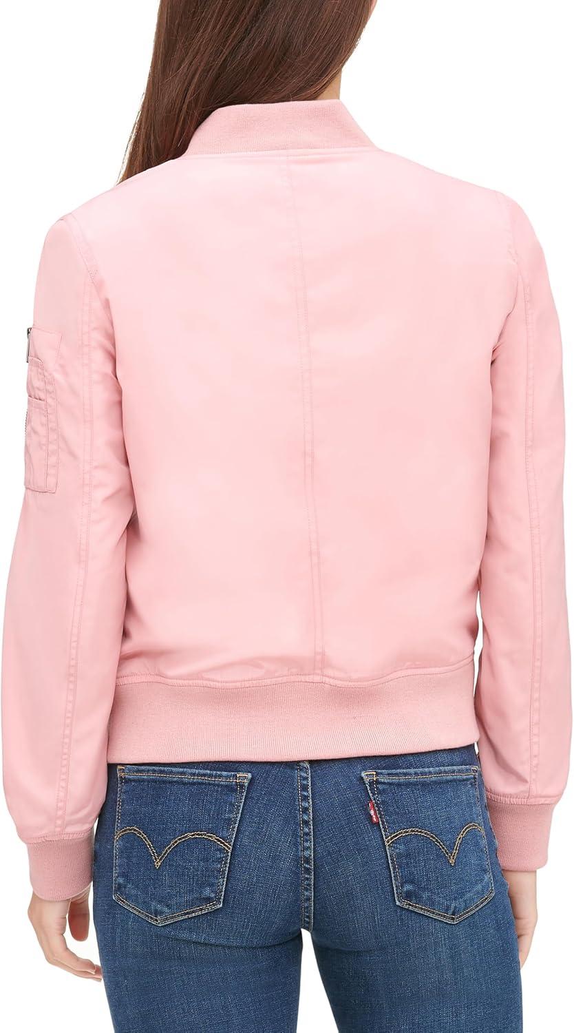 imageLevis Womens Melanie Newport Bomber Jacket Regular amp Plus SizeDusty Rose