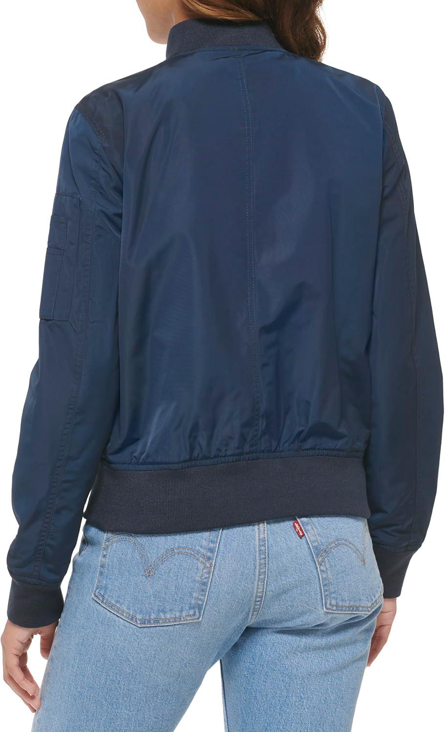 imageLevis Womens Melanie Newport Bomber Jacket Regular amp Plus SizeNavy