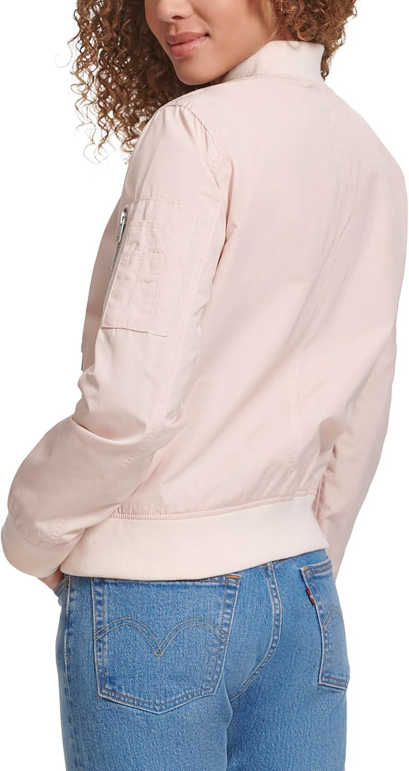imageLevis Womens Melanie Newport Bomber Jacket Regular amp Plus SizePeach Blossom