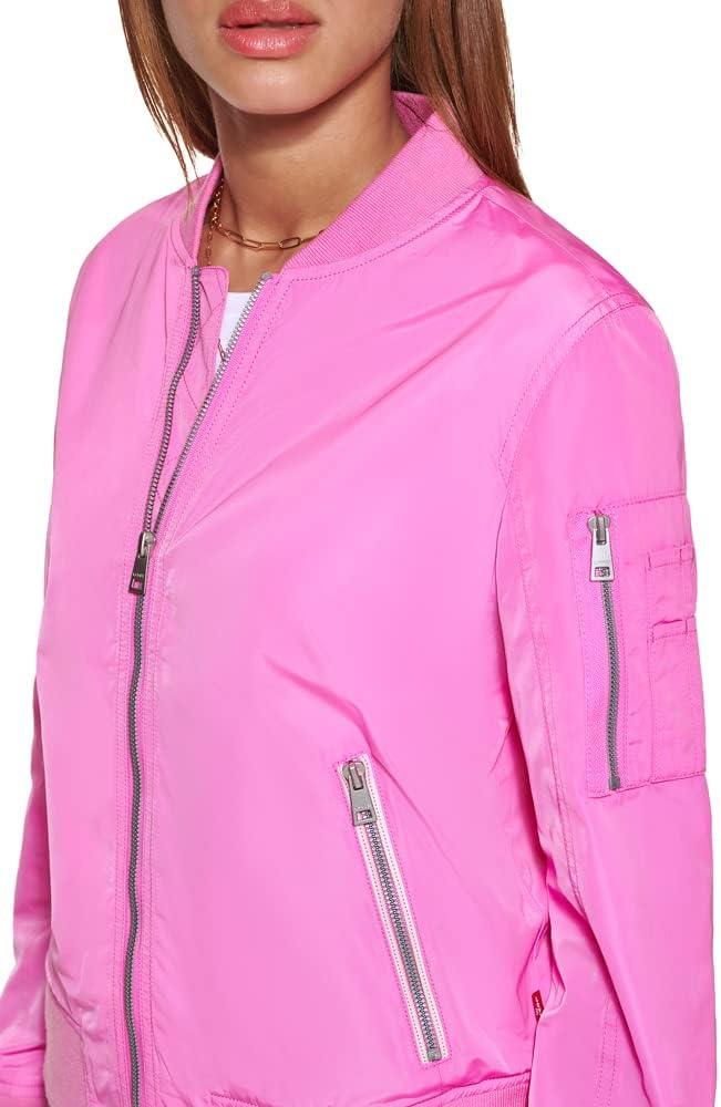 imageLevis Womens Melanie Newport Bomber Jacket Regular amp Plus SizePink