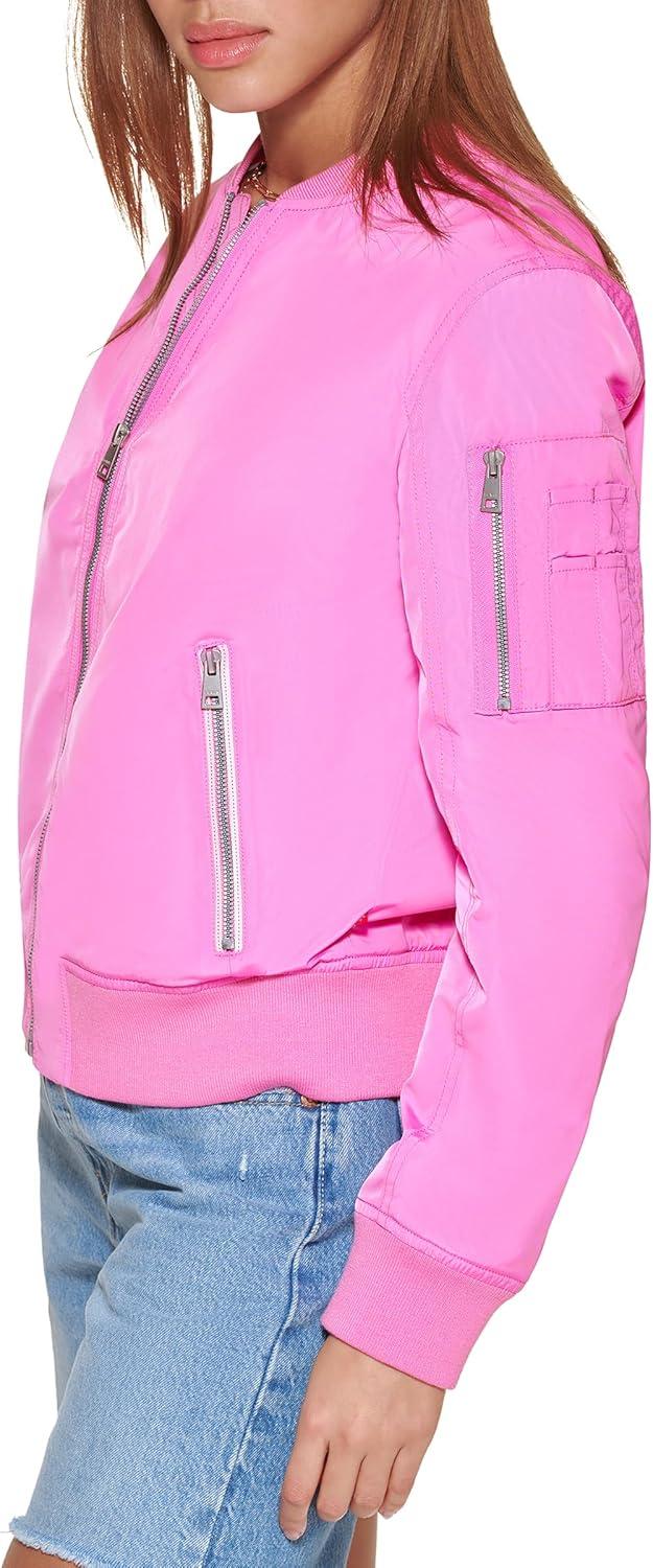 imageLevis Womens Melanie Newport Bomber Jacket Regular amp Plus SizePink