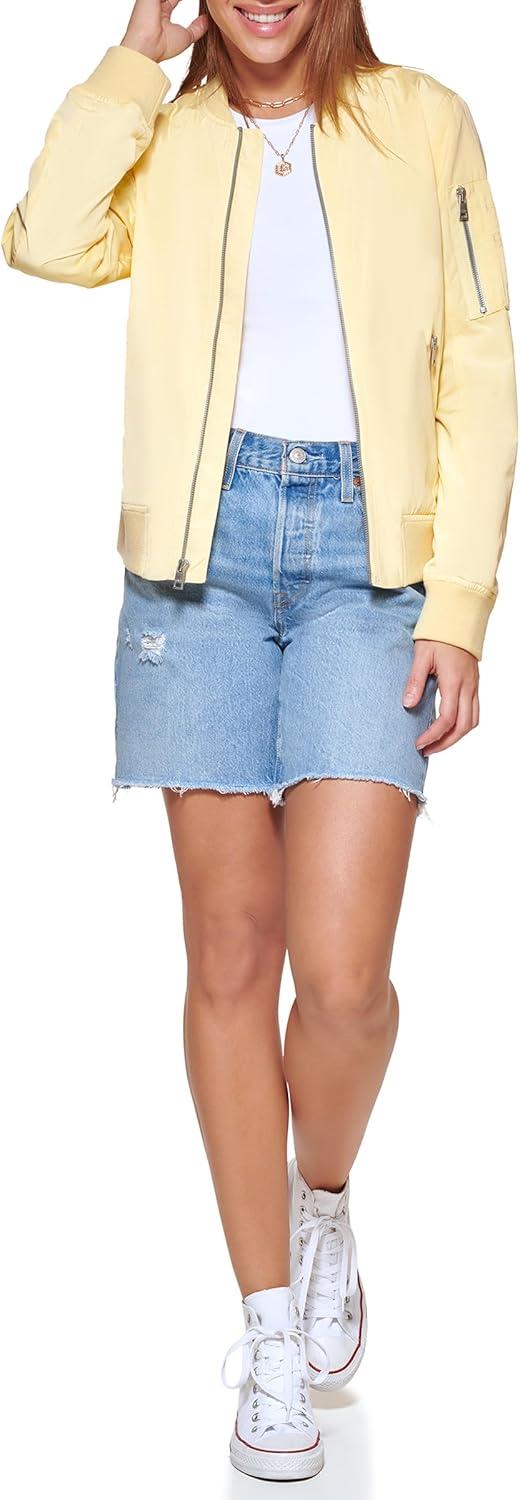 imageLevis Womens Melanie Newport Bomber Jacket Regular amp Plus SizePopcorn