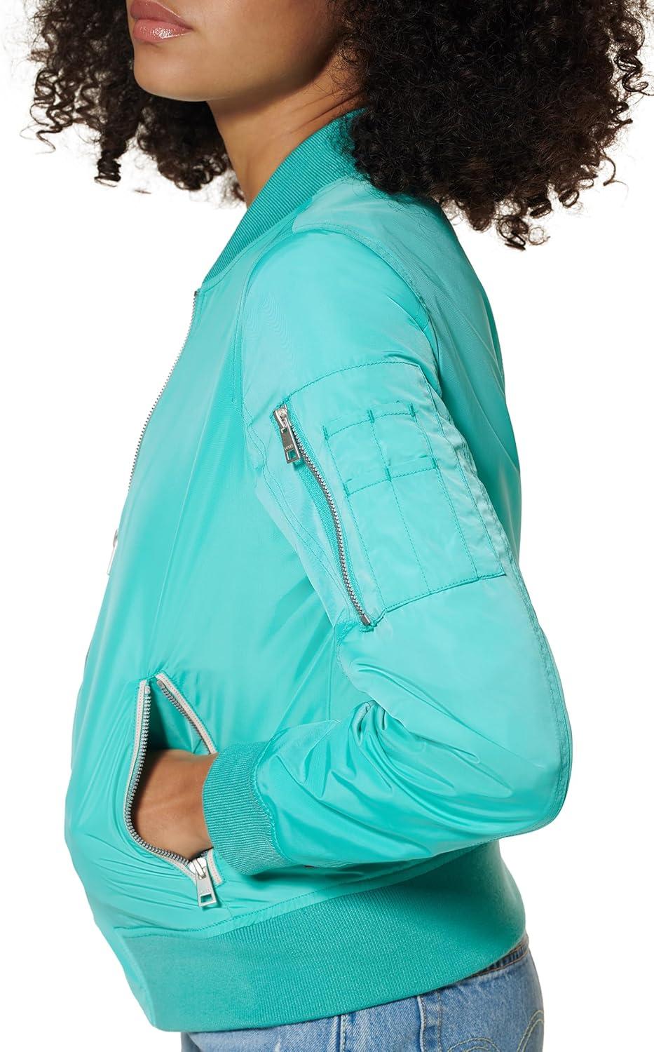 imageLevis Womens Melanie Newport Bomber Jacket Regular amp Plus SizeTeal