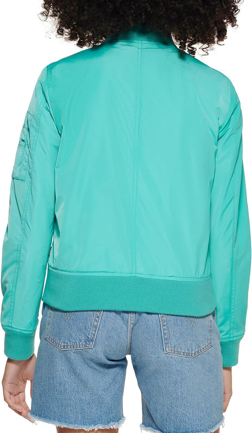 imageLevis Womens Melanie Newport Bomber Jacket Regular amp Plus SizeTeal