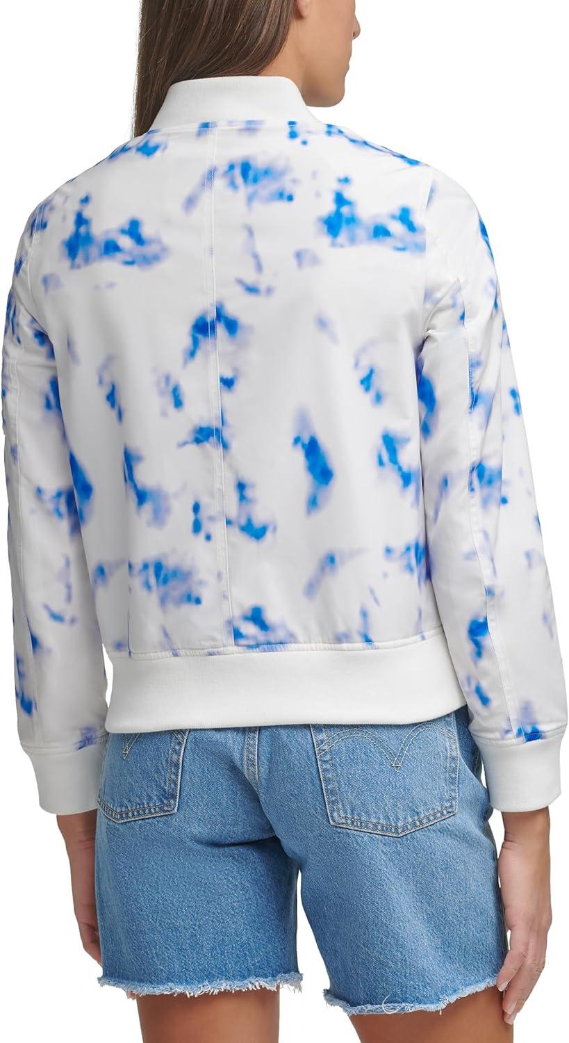 imageLevis Womens Melanie Newport Bomber Jacket Regular amp Plus SizeTie Dye
