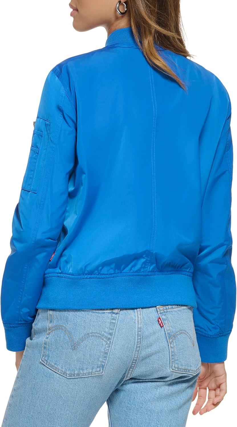 imageLevis Womens Melanie Newport Bomber Jacket Regular amp Plus SizeTurkish Sea