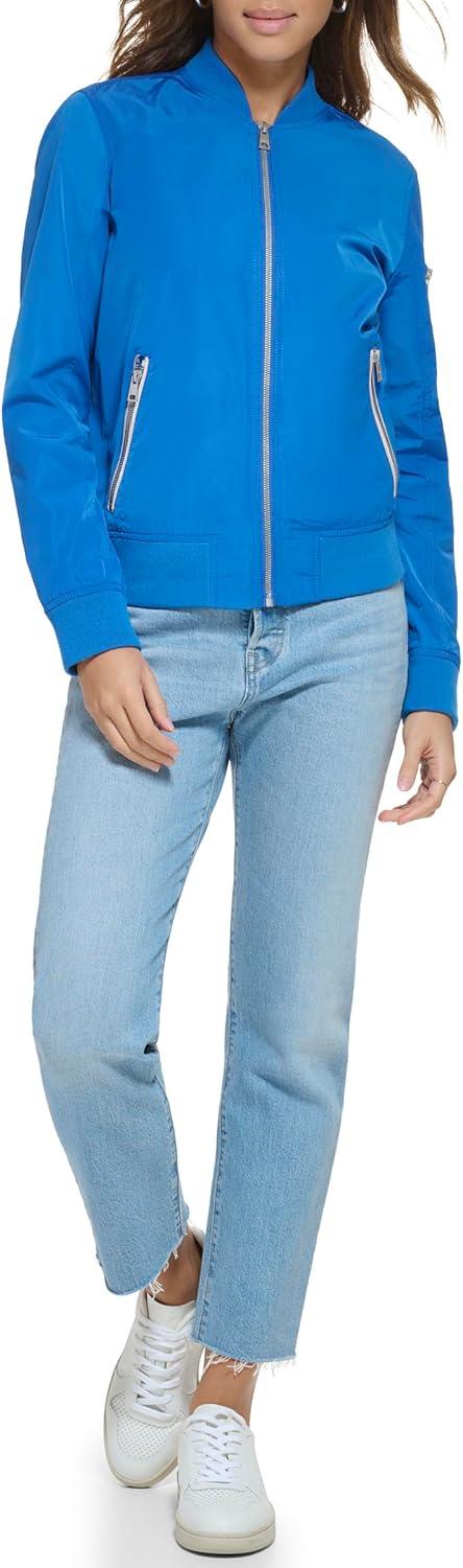 imageLevis Womens Melanie Newport Bomber Jacket Regular amp Plus SizeTurkish Sea