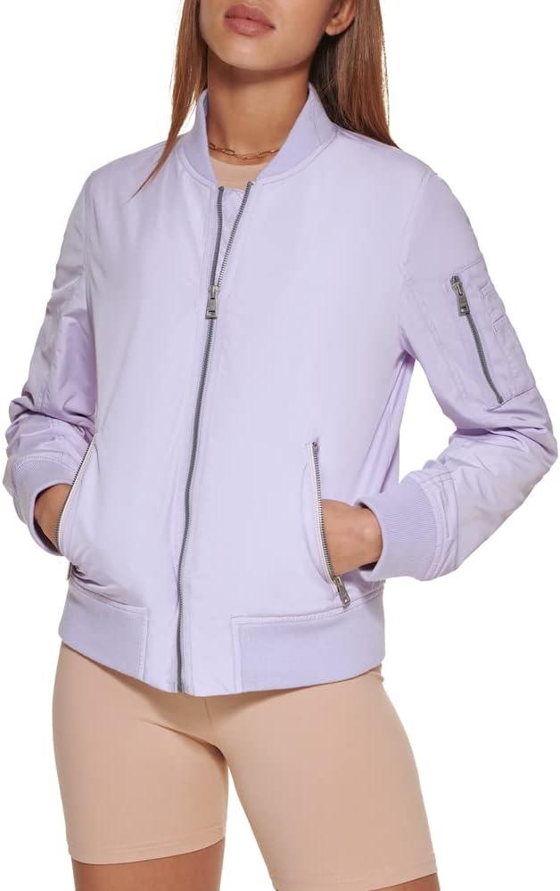 imageLevis Womens Melanie Newport Bomber Jacket Regular amp Plus SizeViolet