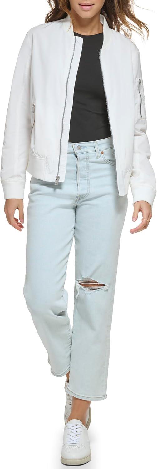 imageLevis Womens Melanie Newport Bomber Jacket Regular amp Plus SizeWhite