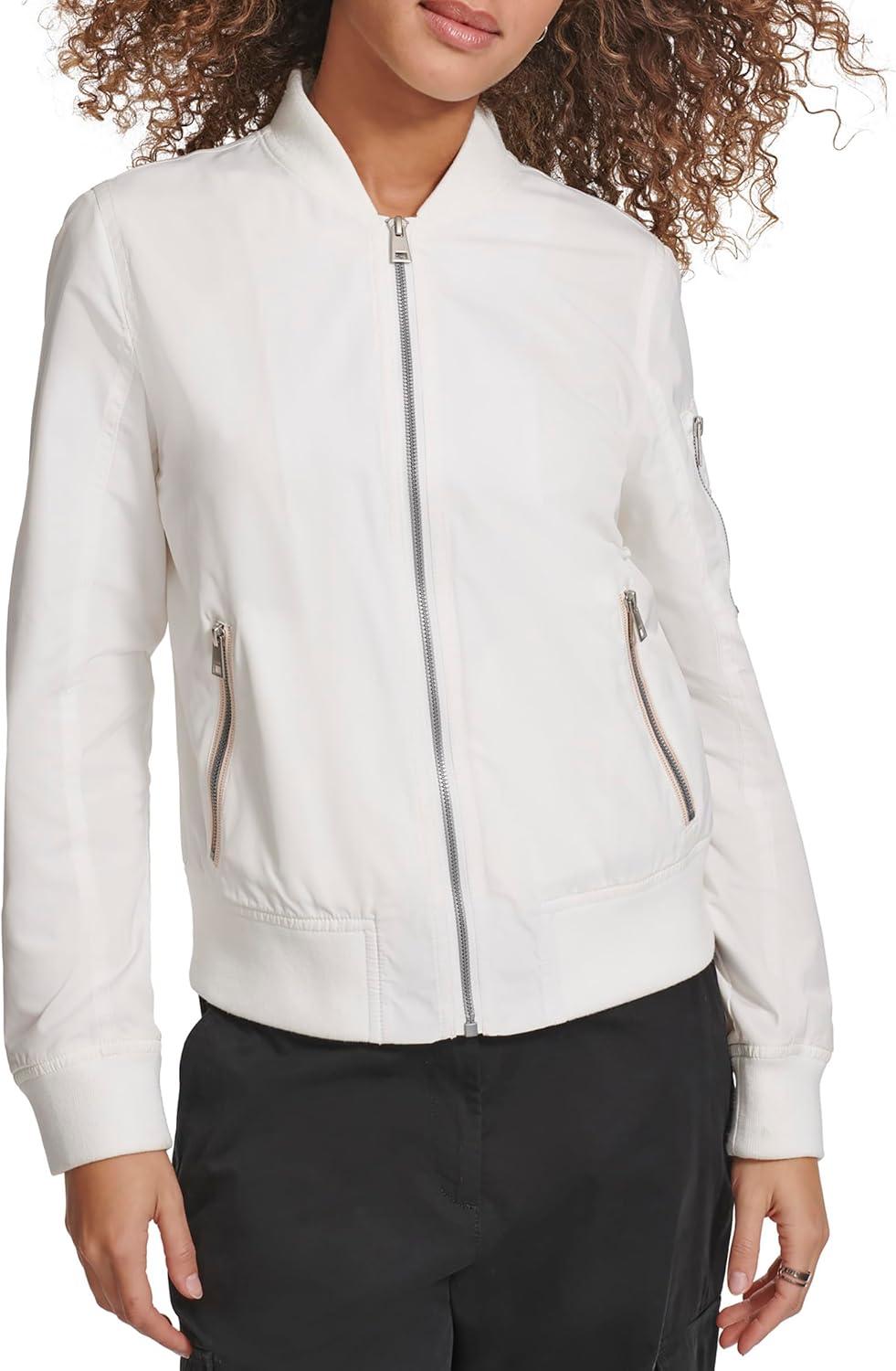 imageLevis Womens Melanie Newport Bomber Jacket Regular amp Plus SizeWhite