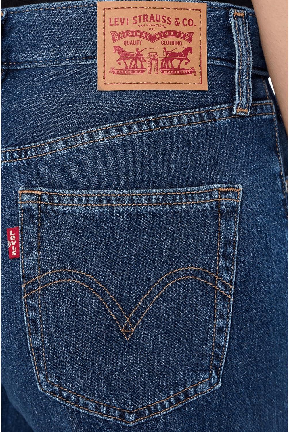 imageLevis Womens Middy Wide Leg Ankle JeansNew Kiss Goodbye Lightweight Nonstretch