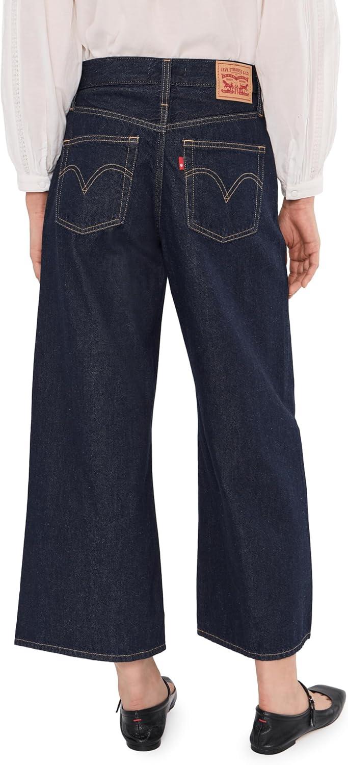 imageLevis Womens Middy Wide Leg Ankle JeansNew Public Persona Lightweight Nonstretch