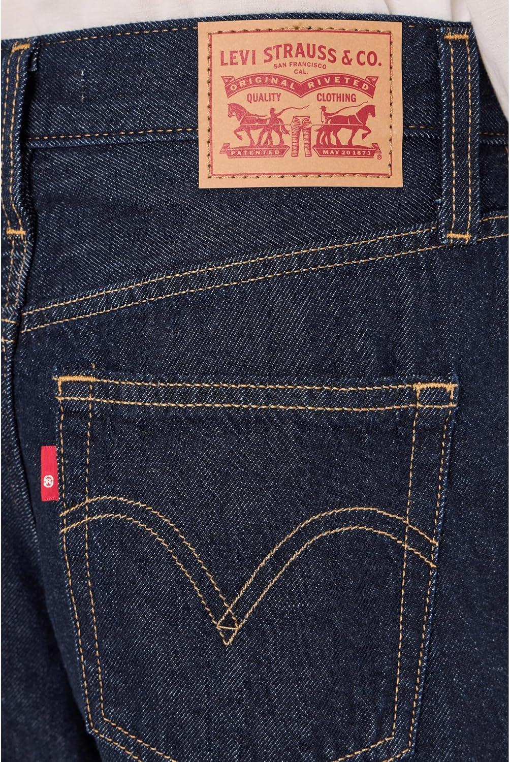 imageLevis Womens Middy Wide Leg Ankle JeansNew Public Persona Lightweight Nonstretch
