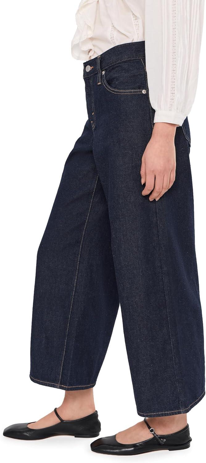 imageLevis Womens Middy Wide Leg Ankle JeansNew Public Persona Lightweight Nonstretch