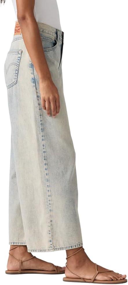 imageLevis Womens Middy Wide Leg Ankle JeansNew a Little Hazy Lightweight Nonstretch