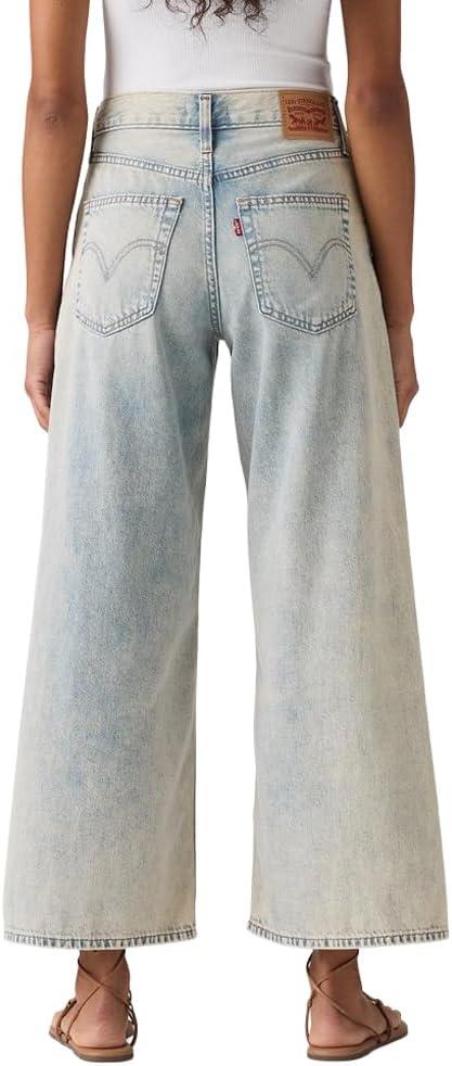 imageLevis Womens Middy Wide Leg Ankle JeansNew a Little Hazy Lightweight Nonstretch