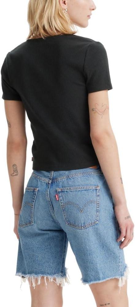 imageLevis Womens Muse Short Sleeve Tee ShirtNew Caviar