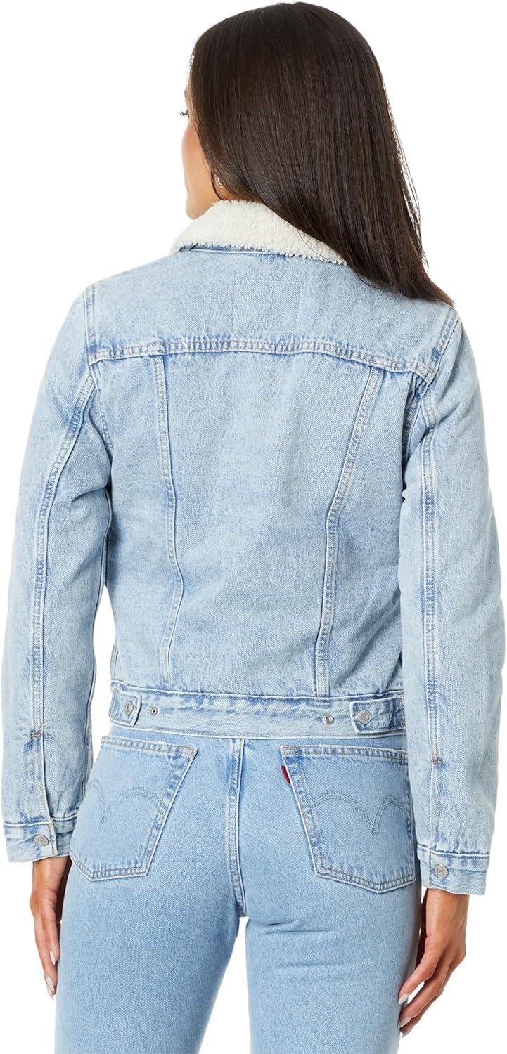 imageLevis Womens Original Sherpa Trucker Jackets Standard and PlusNew Feeling Everything