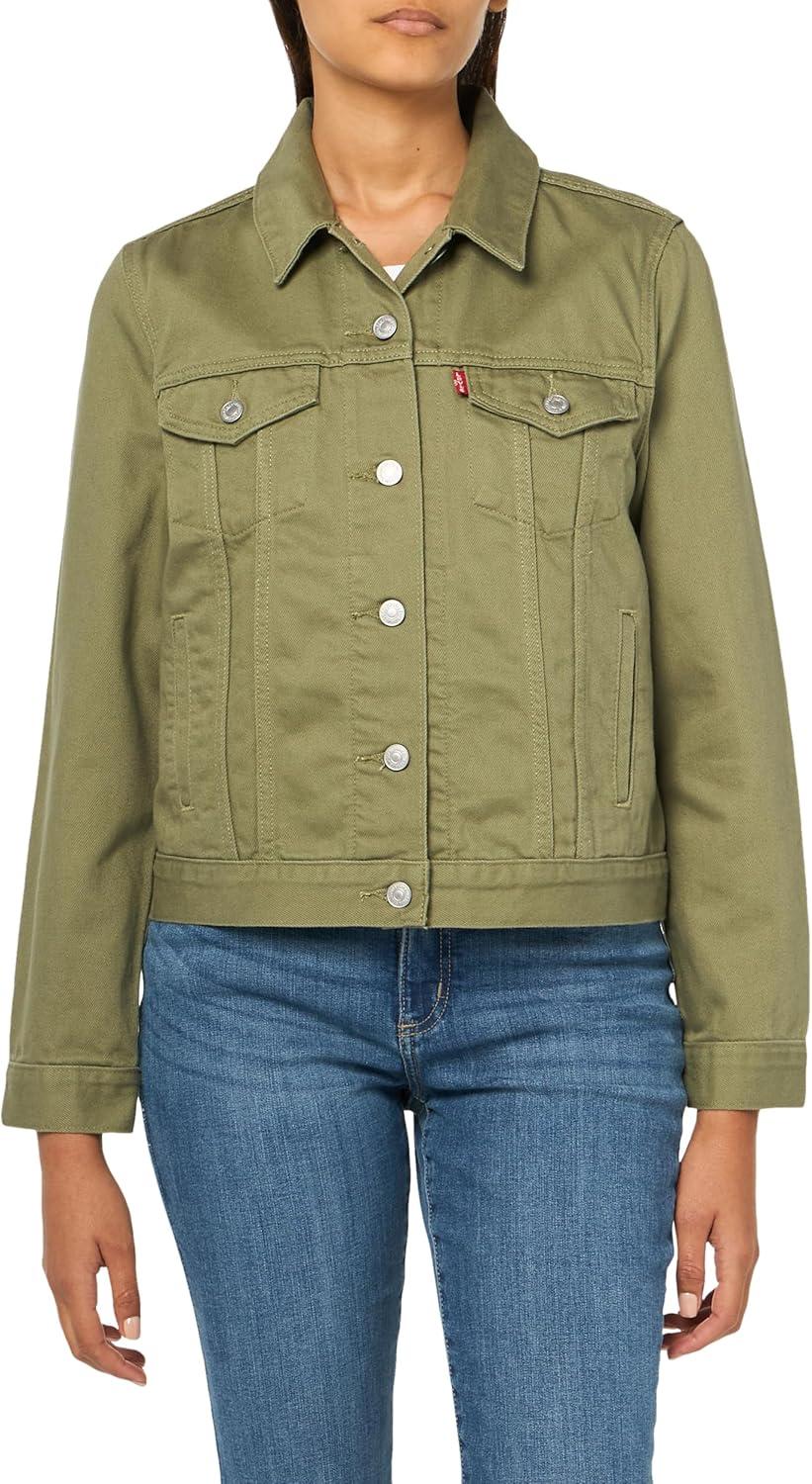 imageLevis Womens Original Trucker Jacket Also Available in PlusNew Green