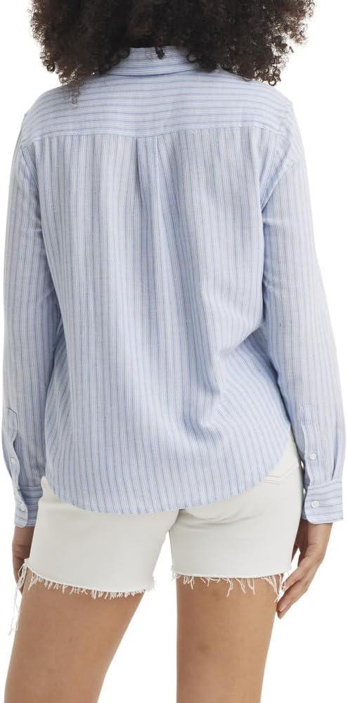 imageLevis Womens Original Trucker Jacket Also Available in PlusNew Rory Stripe Brunerra Blue