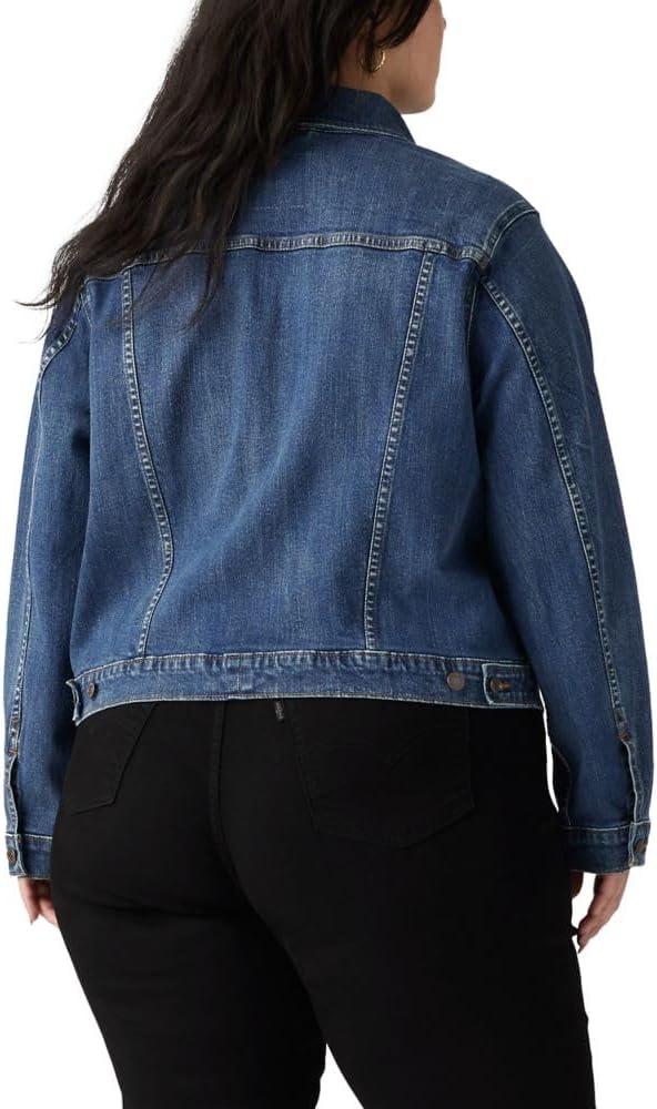 imageLevis Womens Original Trucker Jacket Also Available in PlusSee Her Run Plus