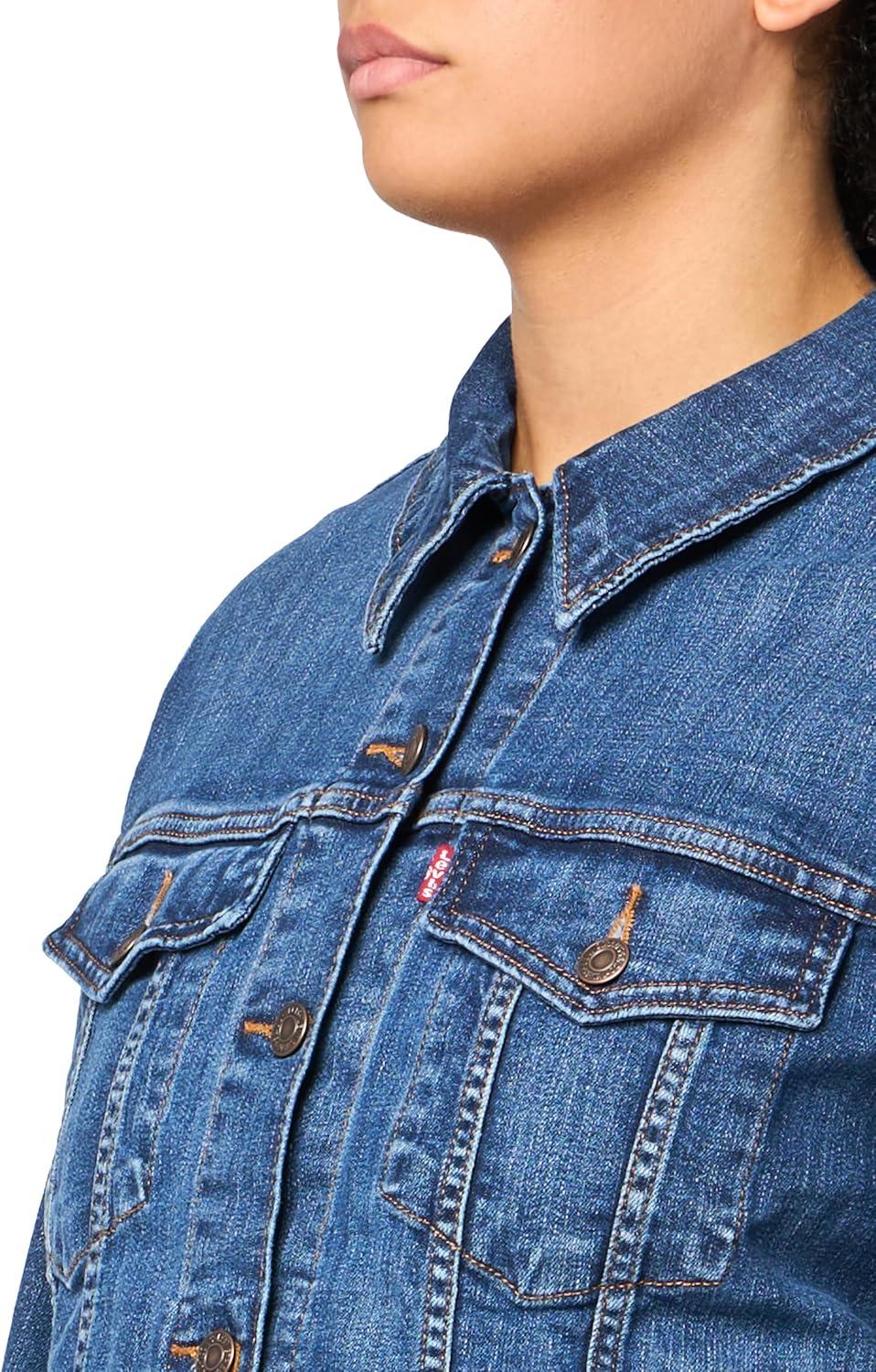 imageLevis Womens Original Trucker Jacket Also Available in PlusSee Her Run Plus