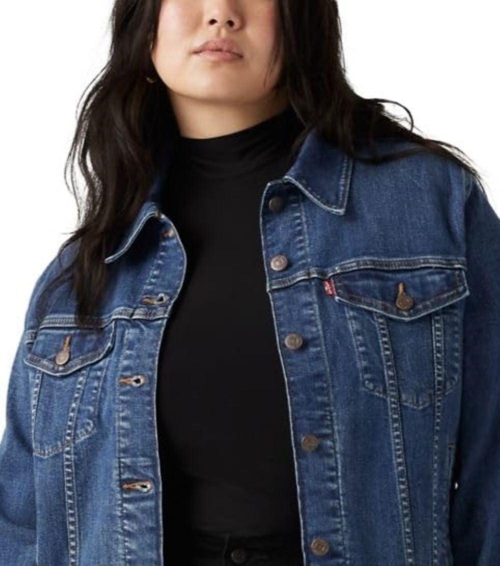 imageLevis Womens Original Trucker Jacket Also Available in PlusSee Her Run Plus