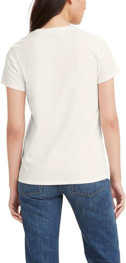imageLevis Womens Perfect Crewneck Tee Shirt Also Available in PlusAmerican Levis Egret