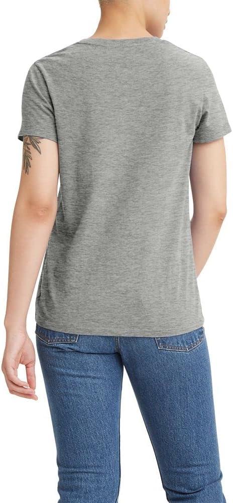 imageLevis Womens Perfect Crewneck Tee Shirt Also Available in PlusCore Housemark Smokestack Heather