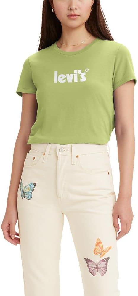 imageLevis Womens Perfect Crewneck Tee Shirt Also Available in PlusDaiquiri Green