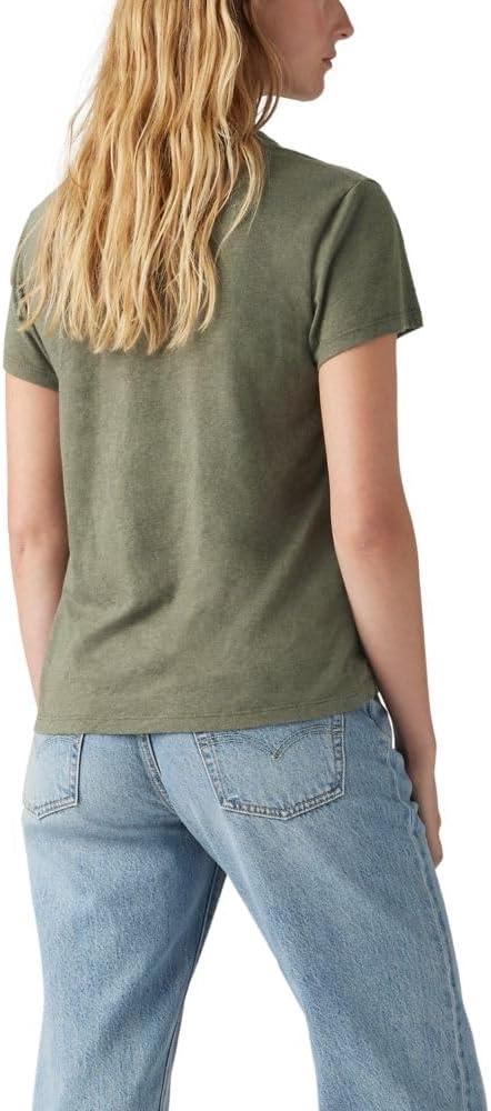 imageLevis Womens Perfect Crewneck Tee Shirt Also Available in PlusDeep Depths