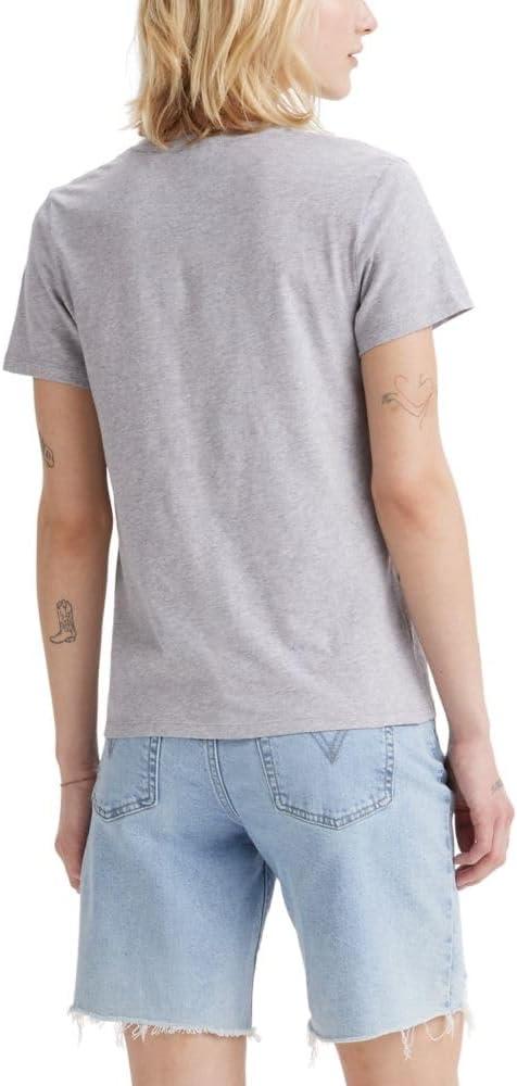 imageLevis Womens Perfect Crewneck Tee Shirt Also Available in PlusEagle and Company Starstruck Heather