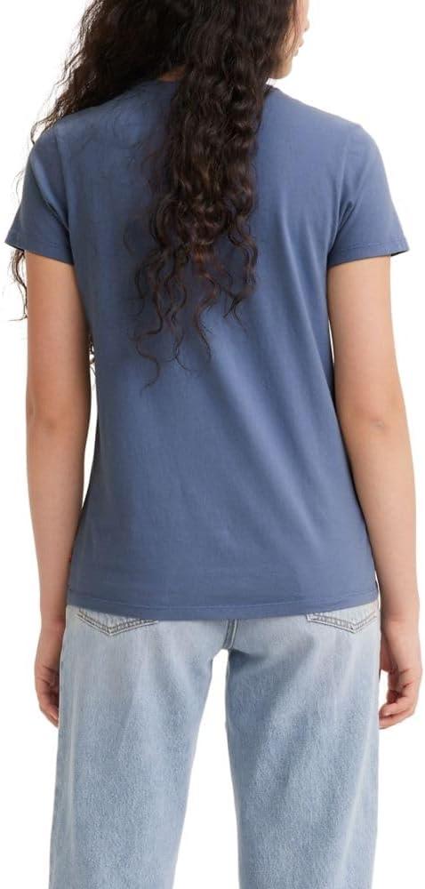 imageLevis Womens Perfect Crewneck Tee Shirt Also Available in PlusHowdy Vintage Indigo
