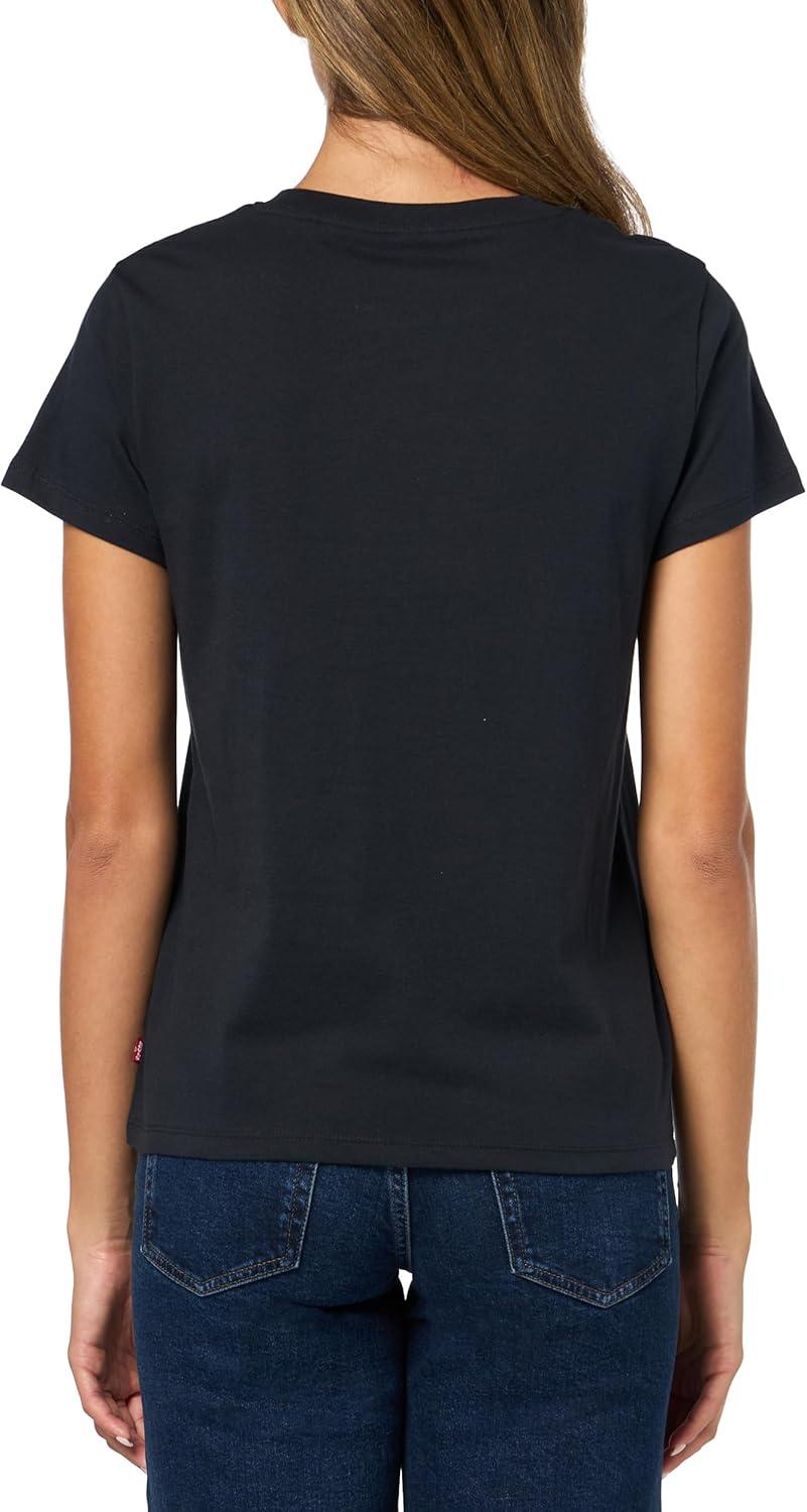 imageLevis Womens Perfect Crewneck Tee Shirt Also Available in PlusNew Batwing Iridescent Rhinestone