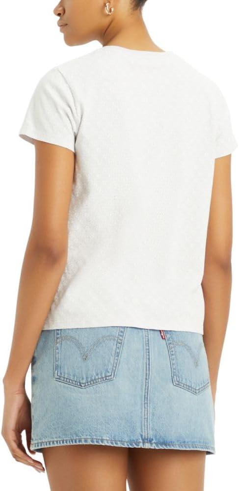 imageLevis Womens Perfect Crewneck Tee Shirt Also Available in PlusNew Lua Batik Geo Egret