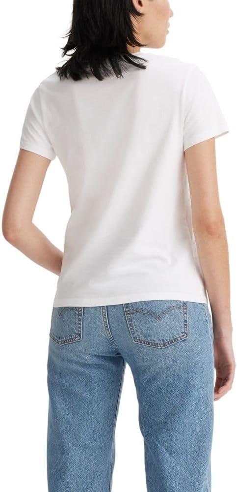 imageLevis Womens Perfect Crewneck Tee Shirt Also Available in PlusOriginal 501 Day Bright White