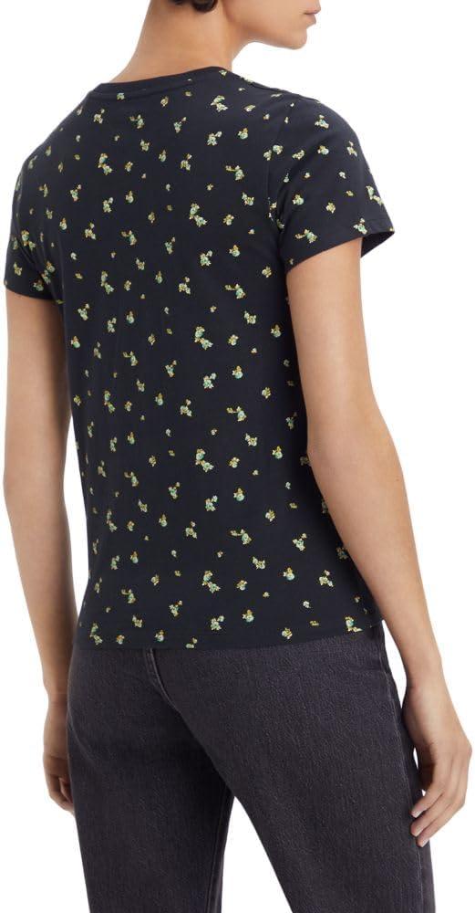 imageLevis Womens Perfect Crewneck Tee Shirt Also Available in PlusShayla Floral Caviar