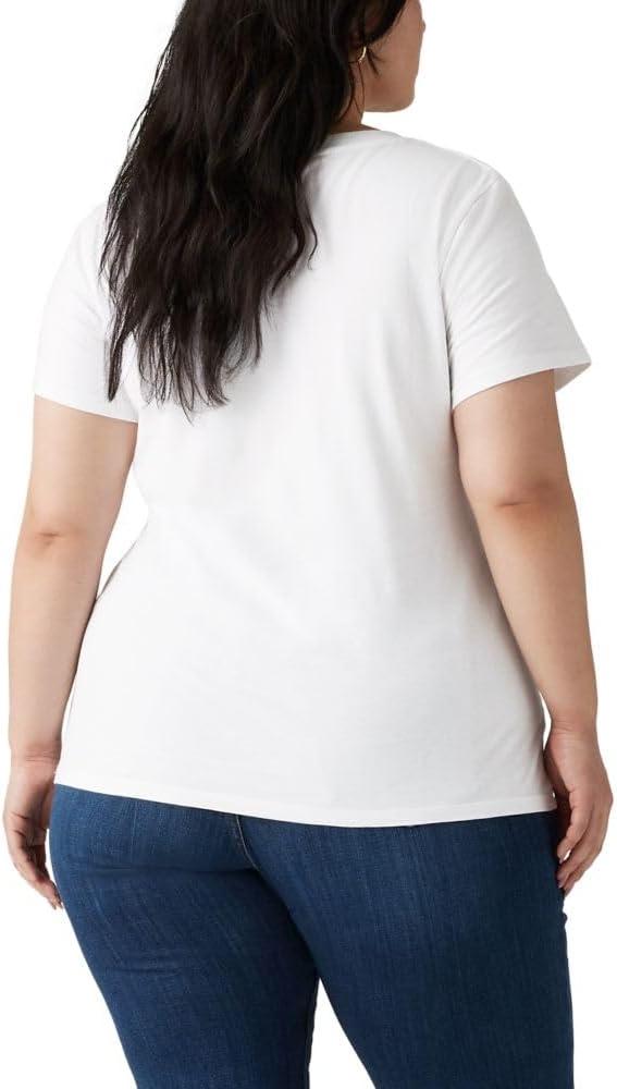 imageLevis Womens Perfect Crewneck Tee Shirt Also Available in PlusWhite