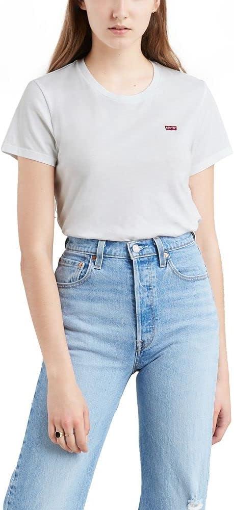 imageLevis Womens Perfect Crewneck Tee Shirt Also Available in PlusWhite