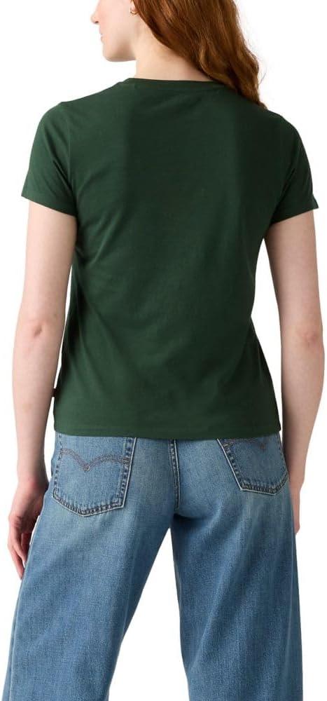 imageLevis Womens Perfect Crewneck Tee Shirt Also Available in PlusZia Floral Mountain View