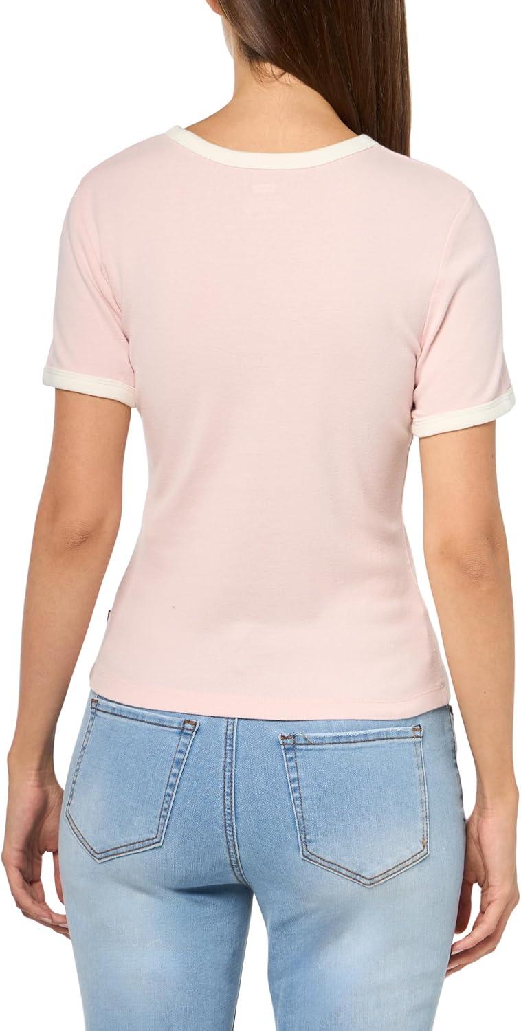 imageLevis Womens Perfect Graphic Tee ShirtArchival Dog Trio Potpourri