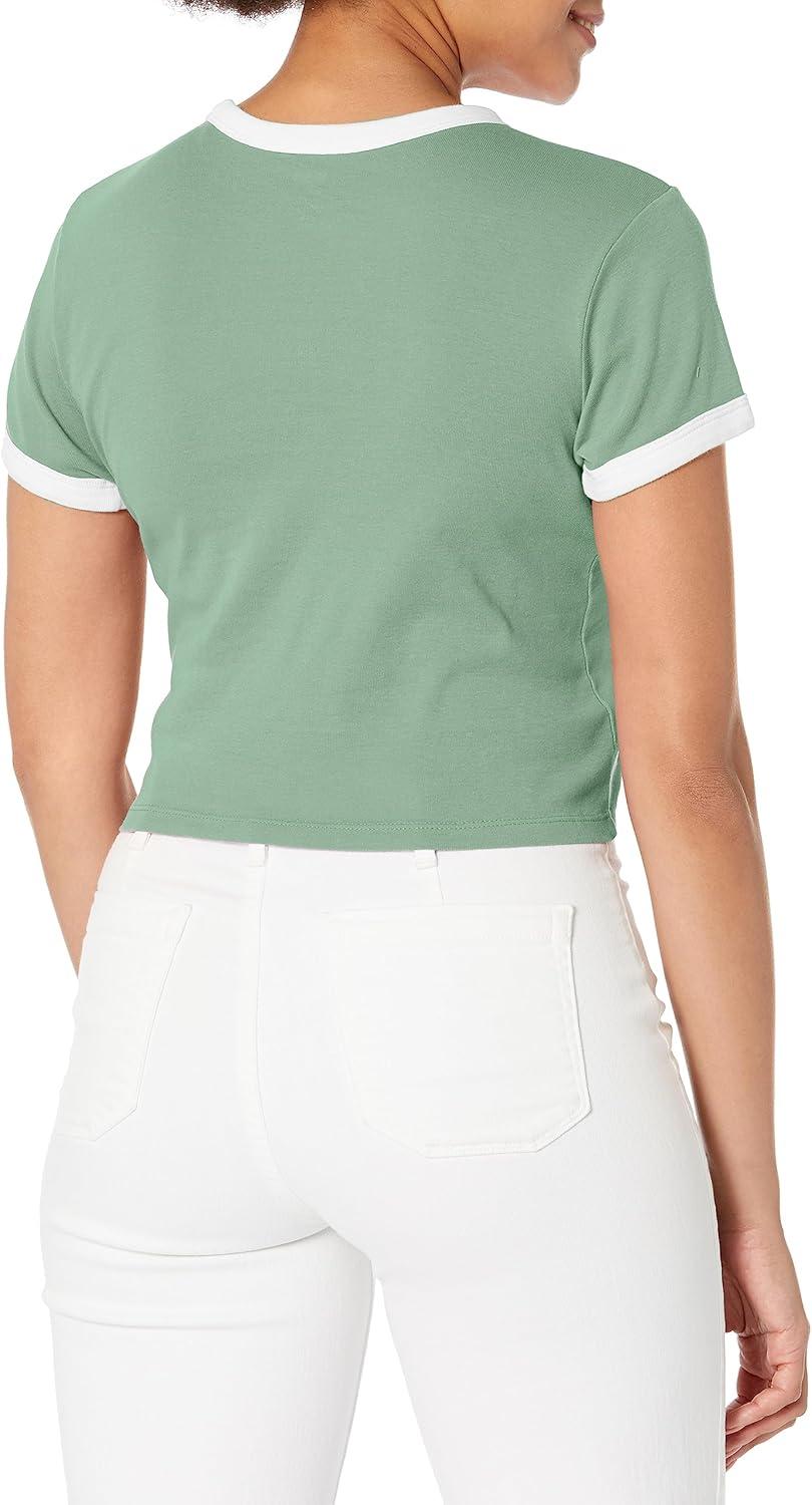 imageLevis Womens Perfect Graphic Tee ShirtBubble Ssnl Logo Granite Green