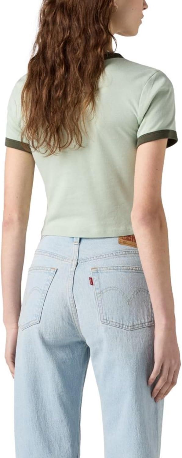 imageLevis Womens Perfect Graphic Tee ShirtDeep Depths