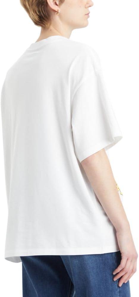 imageLevis Womens Perfect Graphic Tee ShirtLost Coast Bright White