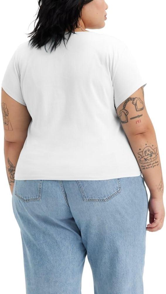 imageLevis Womens Perfect Graphic Tee ShirtSunset Valley Cloud Dancer