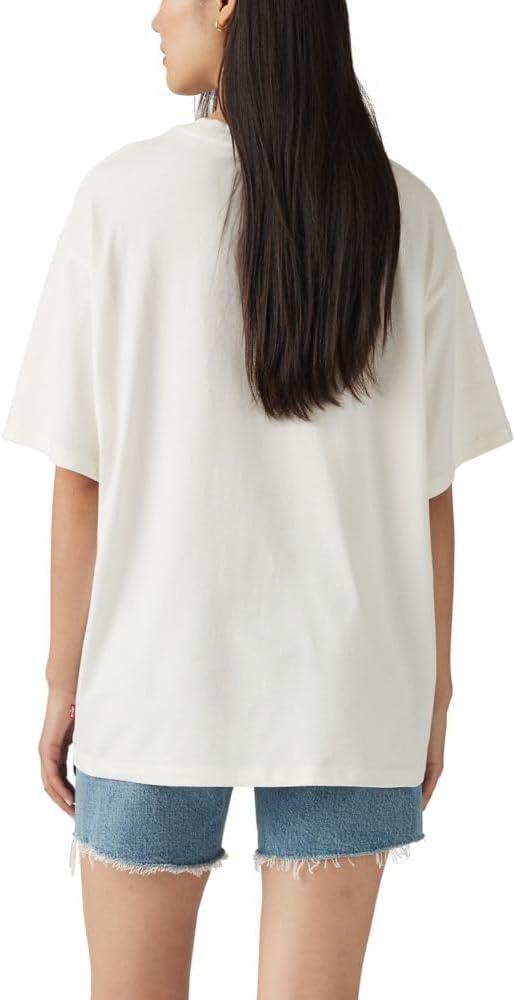imageLevis Womens Perfect Graphic Tee ShirtWestern Icon Chart Sugar Swizzle