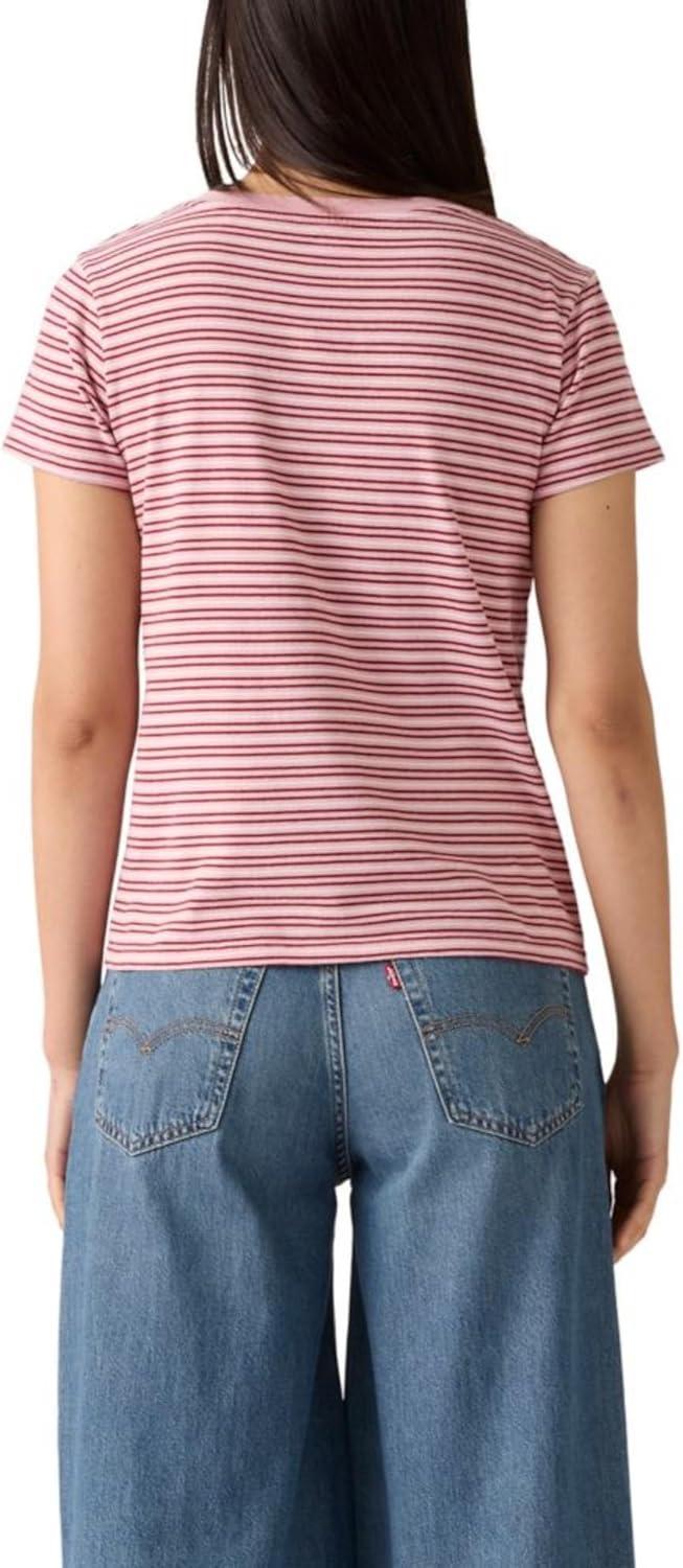 imageLevis Womens Perfect VNeck TShirtClara Stripe Zephyr