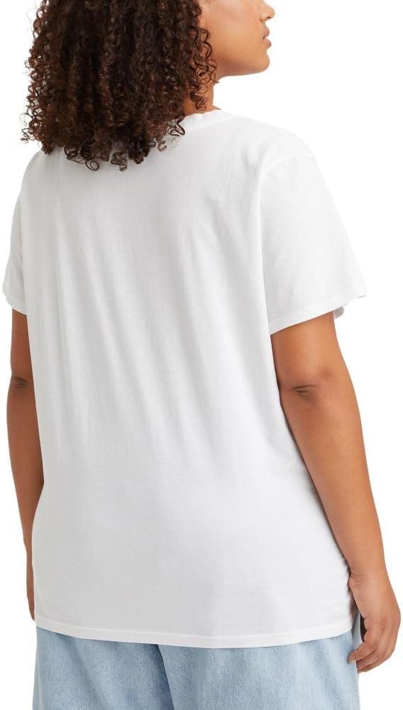 imageLevis Womens Perfect VNeck TShirtNew White